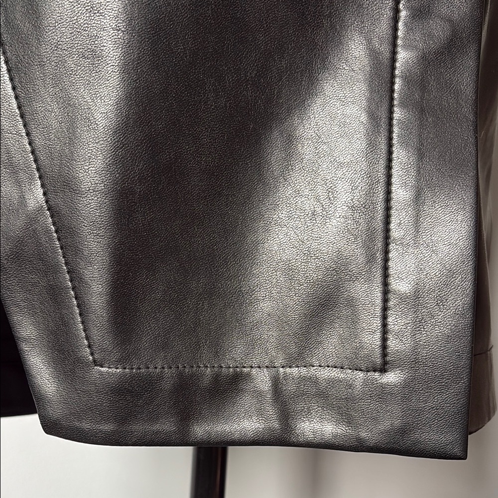 Bailey 44 Black collared Shirt Dress with snap buttons - Picture 5 of 13